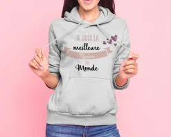 Sweat personnalisé femme - Meilleure du monde