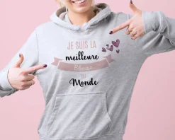 Sweat personnalisé femme - Meilleure du monde