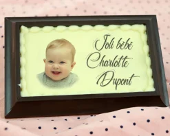 Tableau photo Personnalisable en chocolat