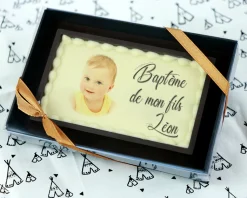 Tableau photo Personnalisable en chocolat