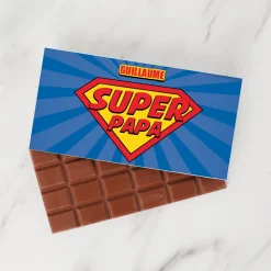 Tablette de chocolat Fête des Pères