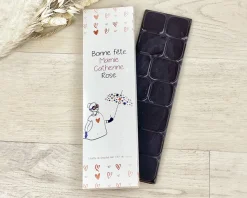 Tablette de chocolat noir personnalisée - Bonne Fête Mamie