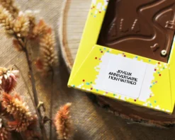 Tablette de chocolat personnalisée en forme de labyrinthe