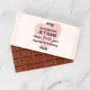 Tablette de chocolat personnalisable - Aujourd'hui je t'aime depuis X jours