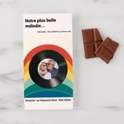Tablette de chocolat personnalisée - Retro Vibes
