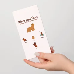 Tablette de chocolat personnalisée - Tribu Ours
