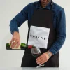 Tablier noir personnalisé - Bande de potes