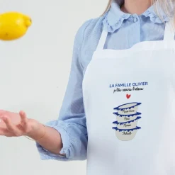 Tablier personnalisé - Bols prénoms famille