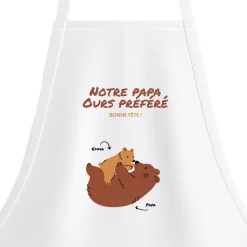 Tablier personnalisé - Câlins d'Ours