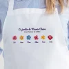 Tablier personnalisé - Famille fleurs