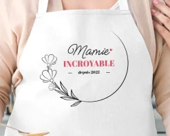 Tablier personnalisé - Mamie Depuis