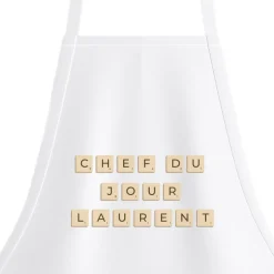 Tablier personnalisé - Scrabble