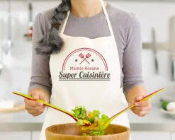 Tablier personnalisé - Super Cuisinière