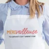 Tablier personnalisé femme - Mère-veilleuse