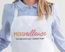 Tablier personnalisé femme - Mère-veilleuse