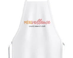 Tablier personnalisé femme - Mère-veilleuse