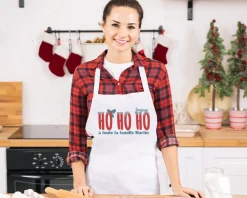 Tablier personnalisé Noël - Ho Ho Ho !