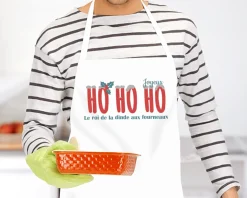 Tablier personnalisé Noël - Ho Ho Ho !