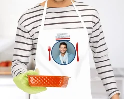 Tablier personnalisé photo - Meilleur Cuisinier