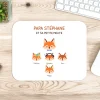 Tapis de souris personnalisé - Papa Renard et sa meute