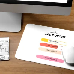 Tapis de souris personnalisé - 100% unique