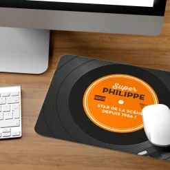Tapis de souris personnalisé - Retro Vinyle