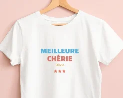 Tee shirt personnalisé femme - Meilleure Chérie