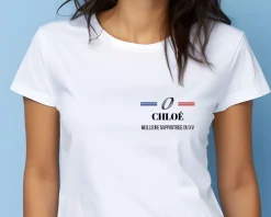 Tee shirt personnalisé femme - Supporter Rugby
