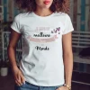 Tee shirt personnalisé femme - Meilleure du monde