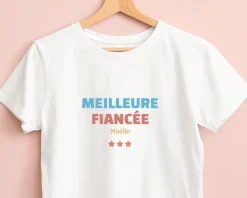 Tee shirt personnalisé femme - Meilleure Fiancée