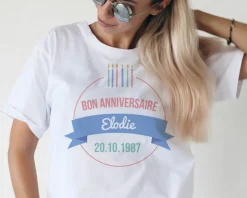 Tee shirt personnalisé femme - Bougies