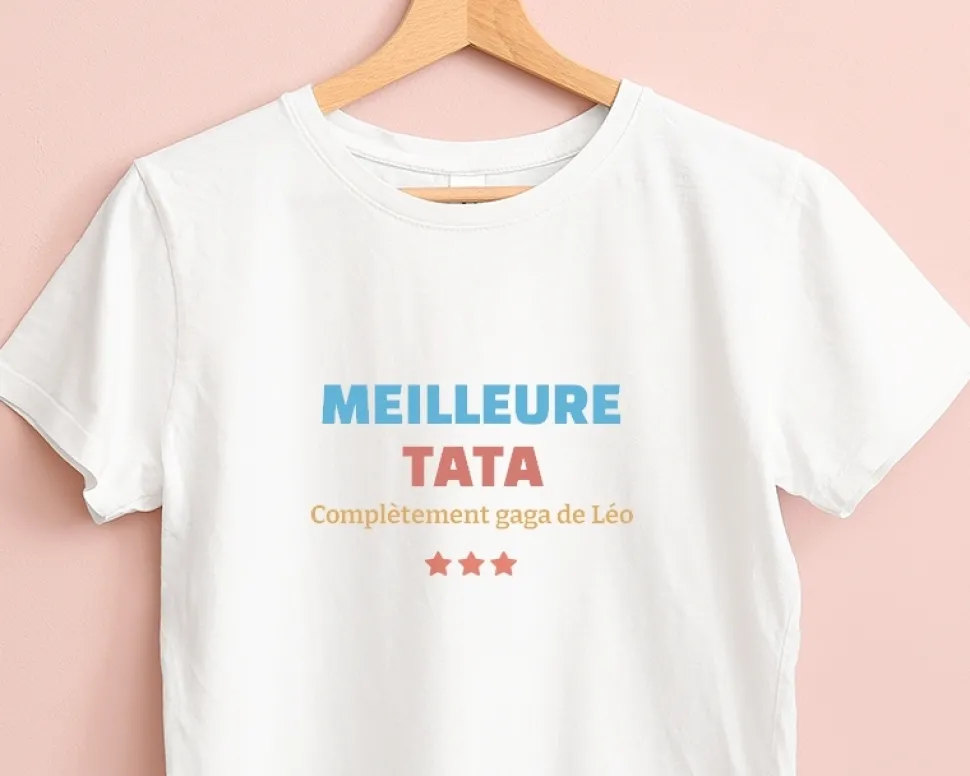 Tee shirt personnalisé femme - Meilleure