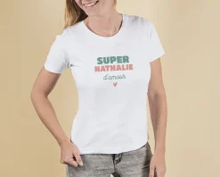 Tee shirt personnalisé femme - Super