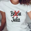 Tee shirt personnalisé femme - Respecte mon prénom