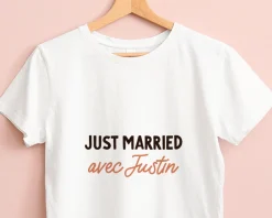 Tee shirt personnalisé femme - Message
