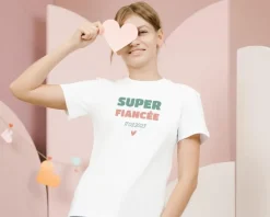 Tee shirt personnalisé femme - Super Fiancée