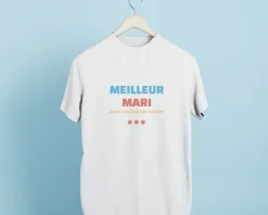 Tee shirt personnalisé homme - Meilleur Mari