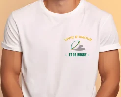 Tee shirt personnalisé homme - Passion Rugby