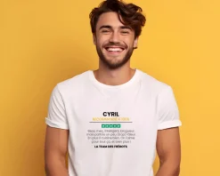 Tee shirt personnalisé homme - Avis client