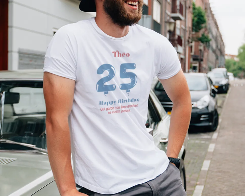 Tee shirt personnalisé homme - Ballons