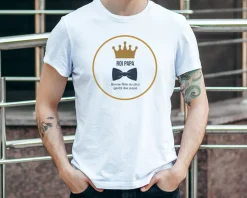 Tee shirt personnalisé homme - Papa Royal