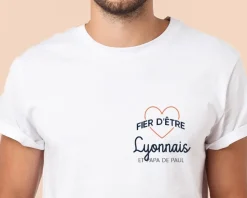 Tee shirt personnalisé homme - Fier d'être