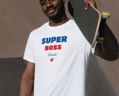 Tee shirt personnalisé homme - Super Boss