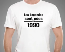 Tee shirt personnalisé homme - Légendes