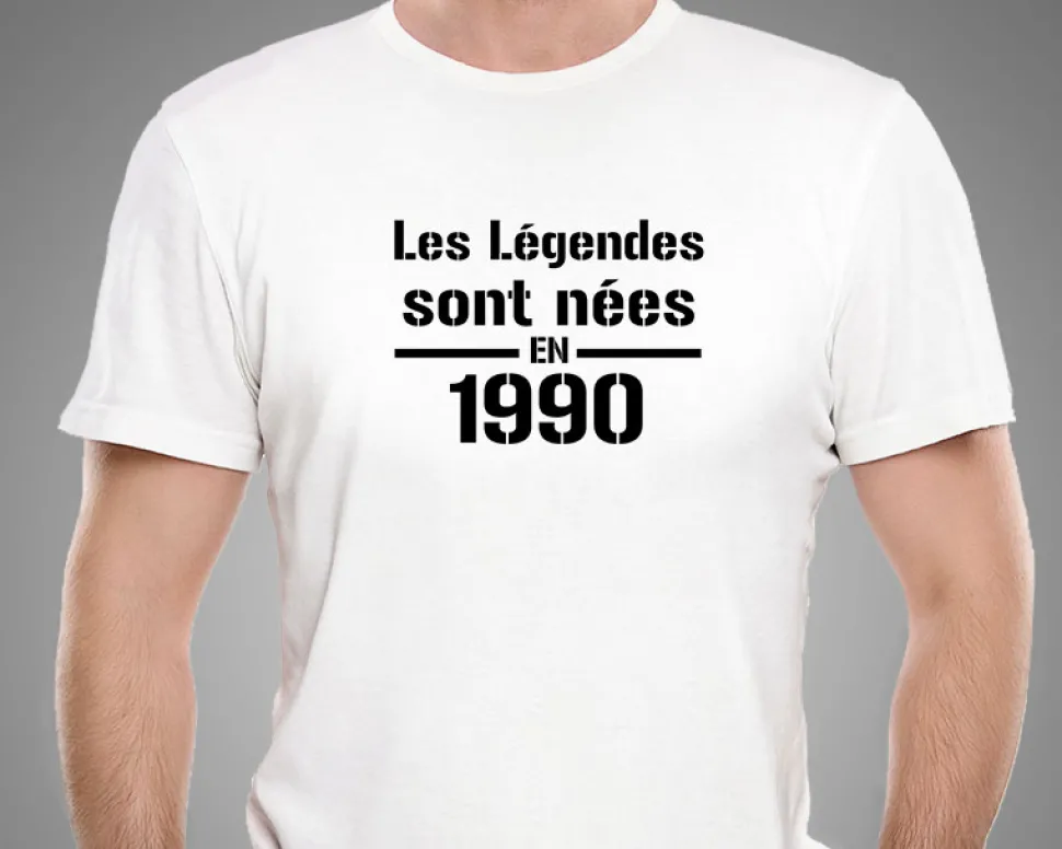Tee shirt personnalisé homme - Légendes