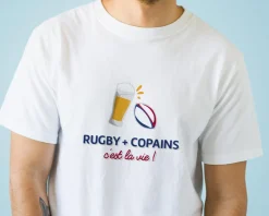 Tee shirt personnalisé homme - Apéro Rugby