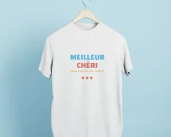 Tee shirt personnalisé homme - Meilleur Chéri