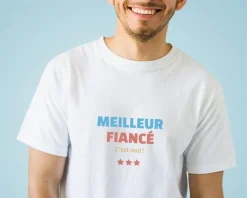 Tee shirt personnalisé homme - Meilleur Fiancé