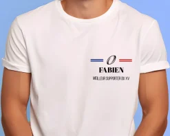 Tee shirt personnalisé homme - Supporter Rugby