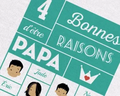 Tee shirt personnalisé papa - Family Circus